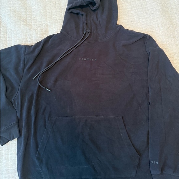 YoungLA Men's black Hoodie - Picture 1 of 2